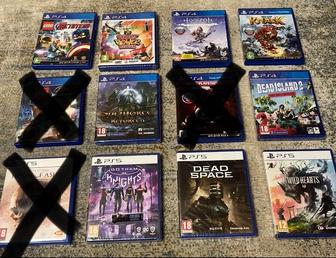 Продам игры на PS4/PS5 (новые и б/у)