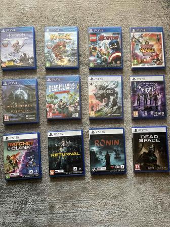 Продам игры на PS4/PS5 (новые и б/у)
