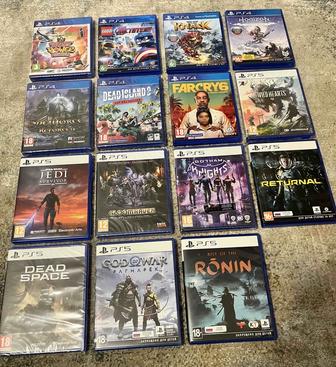 Продам игры на PS4/PS5 (новые и б/у)