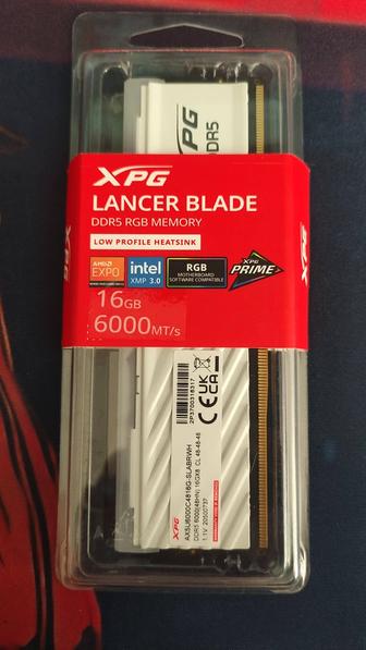 Продам оперативную память DDR5 16GB ADATA LANCER BLADE.