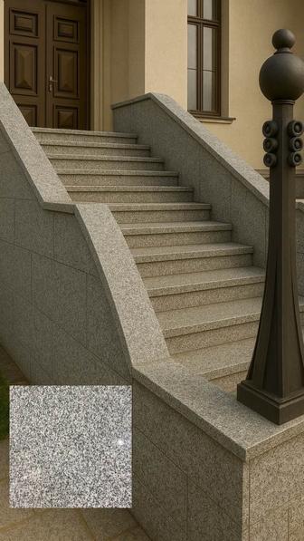 Монтаж гранит травертин