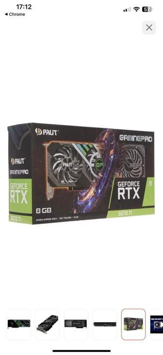Видео карта 3060ti palit gaming pro 8гб