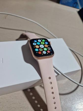 Apple Watch Series 6 Aluminium 40 mm, золотой, в подарок оригинальная заряд