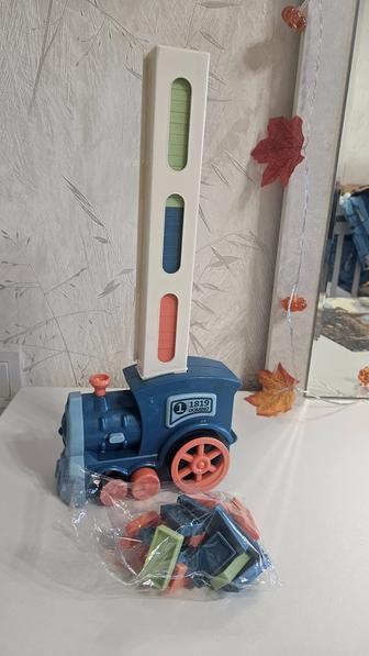 Поезд детский домино