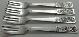 Вилки десертные мельхиор