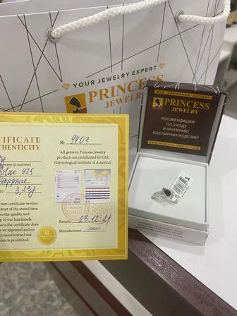Продам кольцо с натуральным сапфиром Оригинал, привезено из Вьетнама
