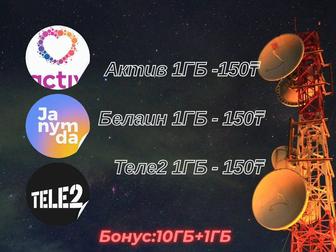 Гигабайт Теле2 Актив Билайн