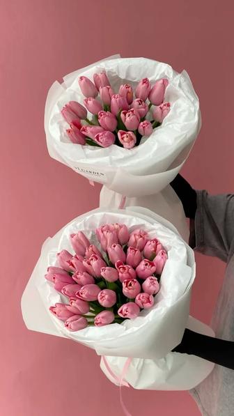 Тюльпаны к 8 марта. Свежие. Доставка
