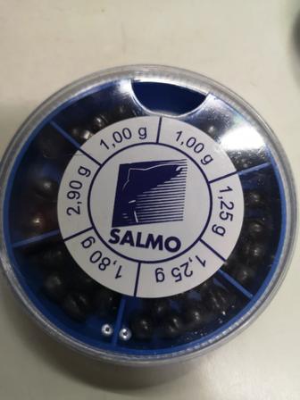 Набор грузил дробинок salmo крупные