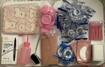 Расходные материалы для наращивания ресниц