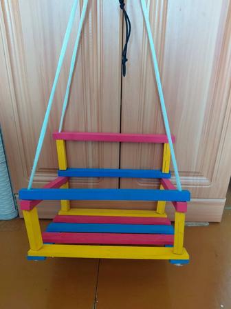 Качели, самокат