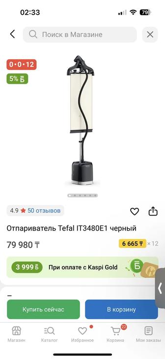 Отпариватель для вещей (Tefal)
