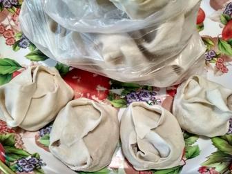 Манты домашние замороженные