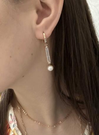 Продам серьги золото 585 Россия