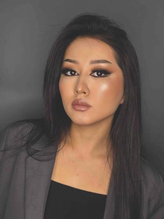 Макияж прическа