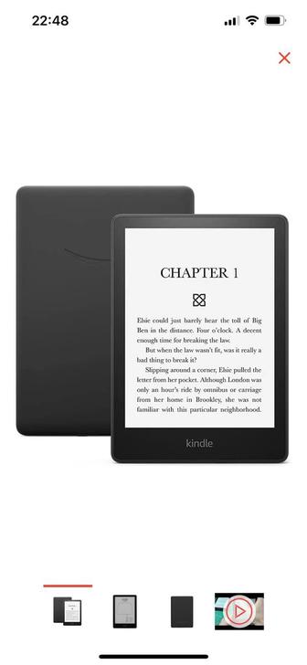 Электронная книга Amazon Kindle Paperwhite 2021 черный