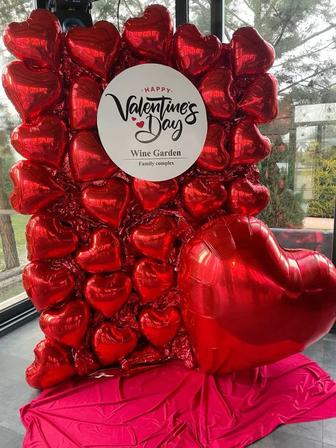 Оформление на 14 февраля (День влюбленных)ФОТОЗОНА,Декор