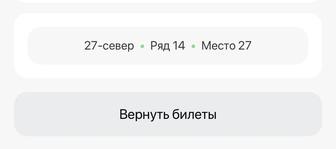 Продам билет на матч Қайрат Астана
