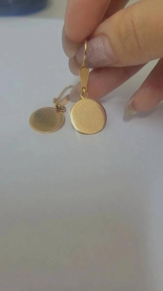 Золото Серьги
