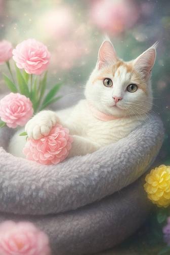 Снежана в поиске семьи кошка
