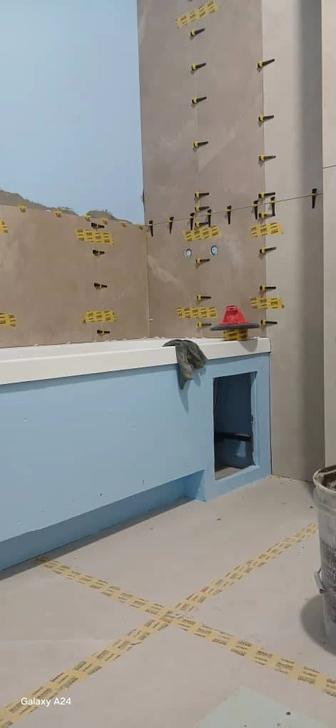 Услуги кафельщика,услуги сантехника