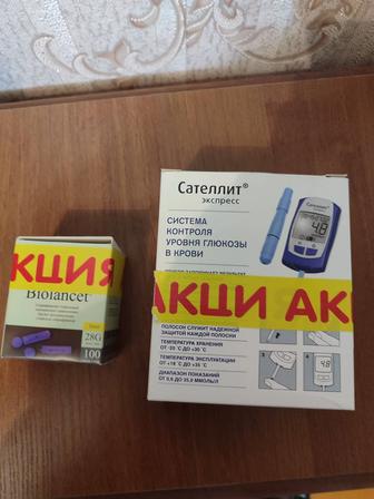 Измеритель концентрации глюкозы в крови.