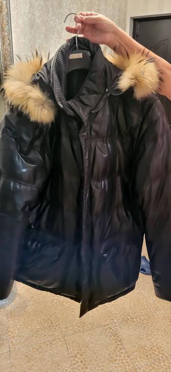 Куртка кожанная зимняя