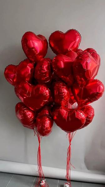 Шары сердечки