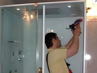 Установка и ремонт Душевых кабин,джакузи Сантехнические услуги с гарантией!