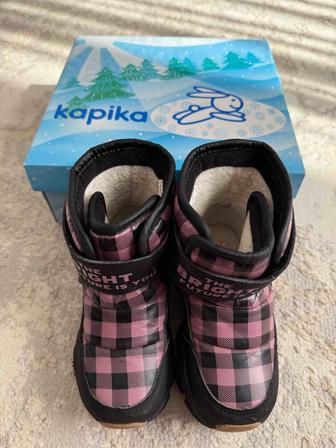 Зимние сапоги KAPIKA на девочку в 25 размере