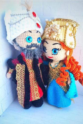 Куклы Султан Сулейман и Хюррем султан ручной работы, подарок