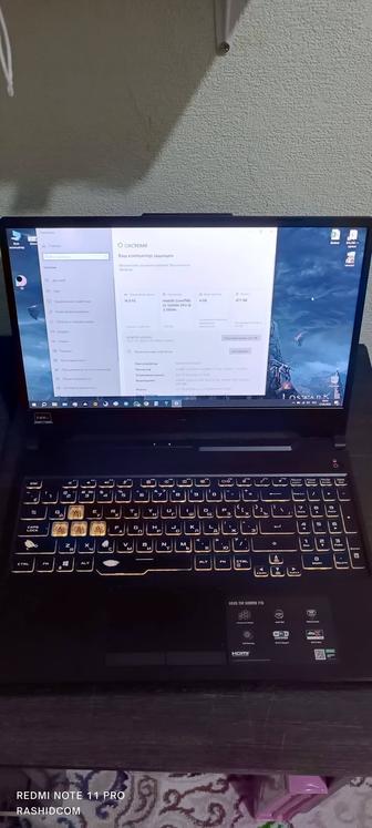 Продам рабочий ноутбук ASUS TUF Gaming F15