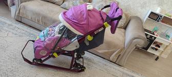 Санки коляска Ника почти новые