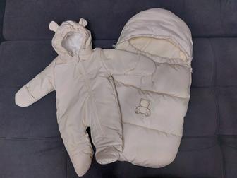 Кокон и комбинезон для новорожденных
