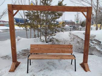 Фотозона из дерева