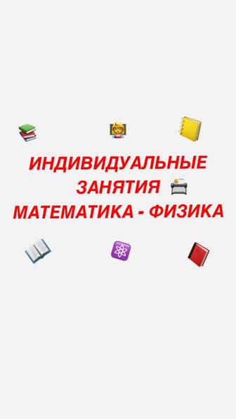 индивидуальные занятия математика- физика