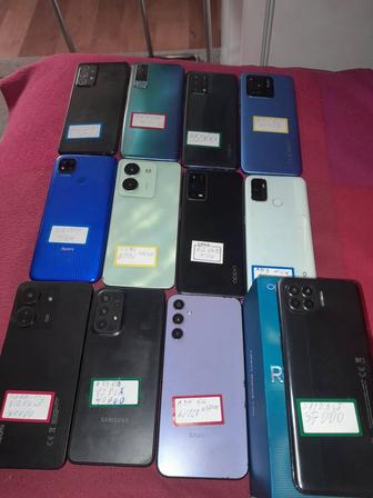 Смартфоны орро, vivo, redmi, Samsung