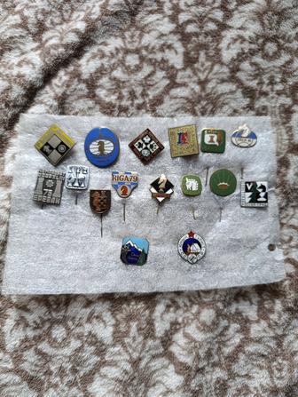 Шахматные значки редкий винтаж ретро