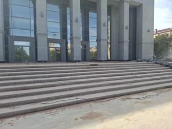 Монтаж травертин гранит