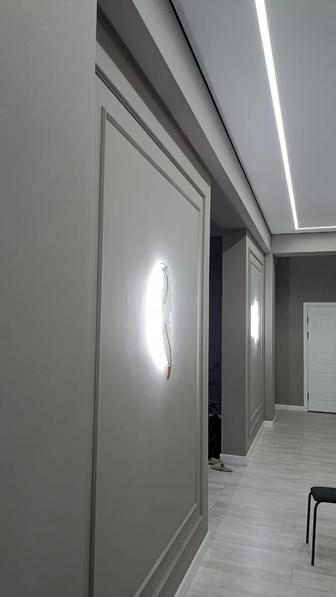 Левкас.Шпаклевка.краска.