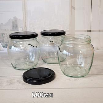Баночки стеклянные (новые)