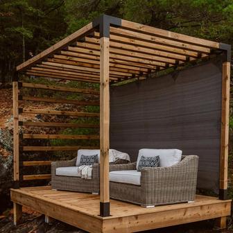 Беседки из бруса