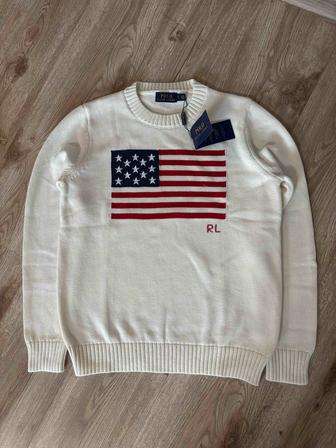 Белый свитшот от Polo Ralph Lauren x USA