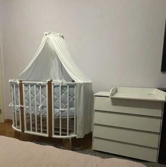 Детский комодик с пеленальной доской