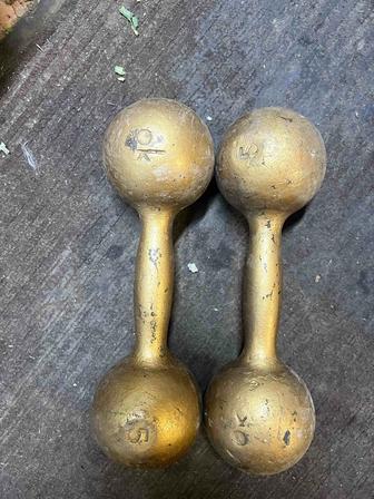 Гантели советские каждая по 5кг