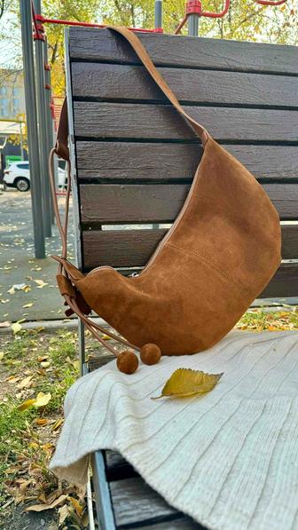 Замшевая сумка