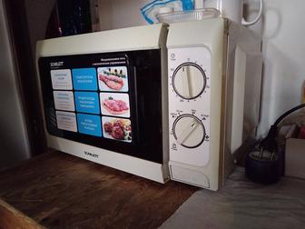 Микроволновка в рабочем состоянии