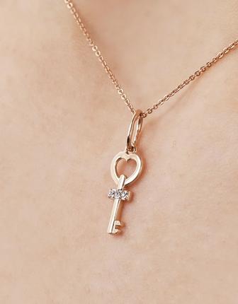 Золотой кулон подвеска 585 проба Россия