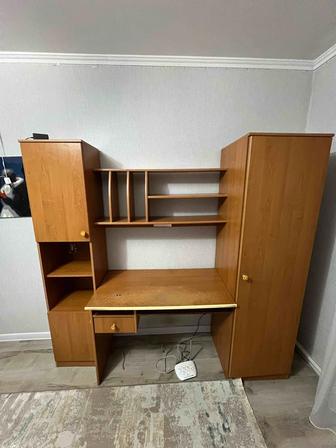 Шкаф, стол для компьютера, для учебы, рабочее место