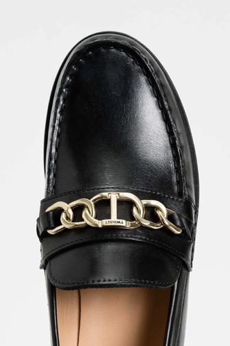 Twinset Milano Черные лоферы 39 размер